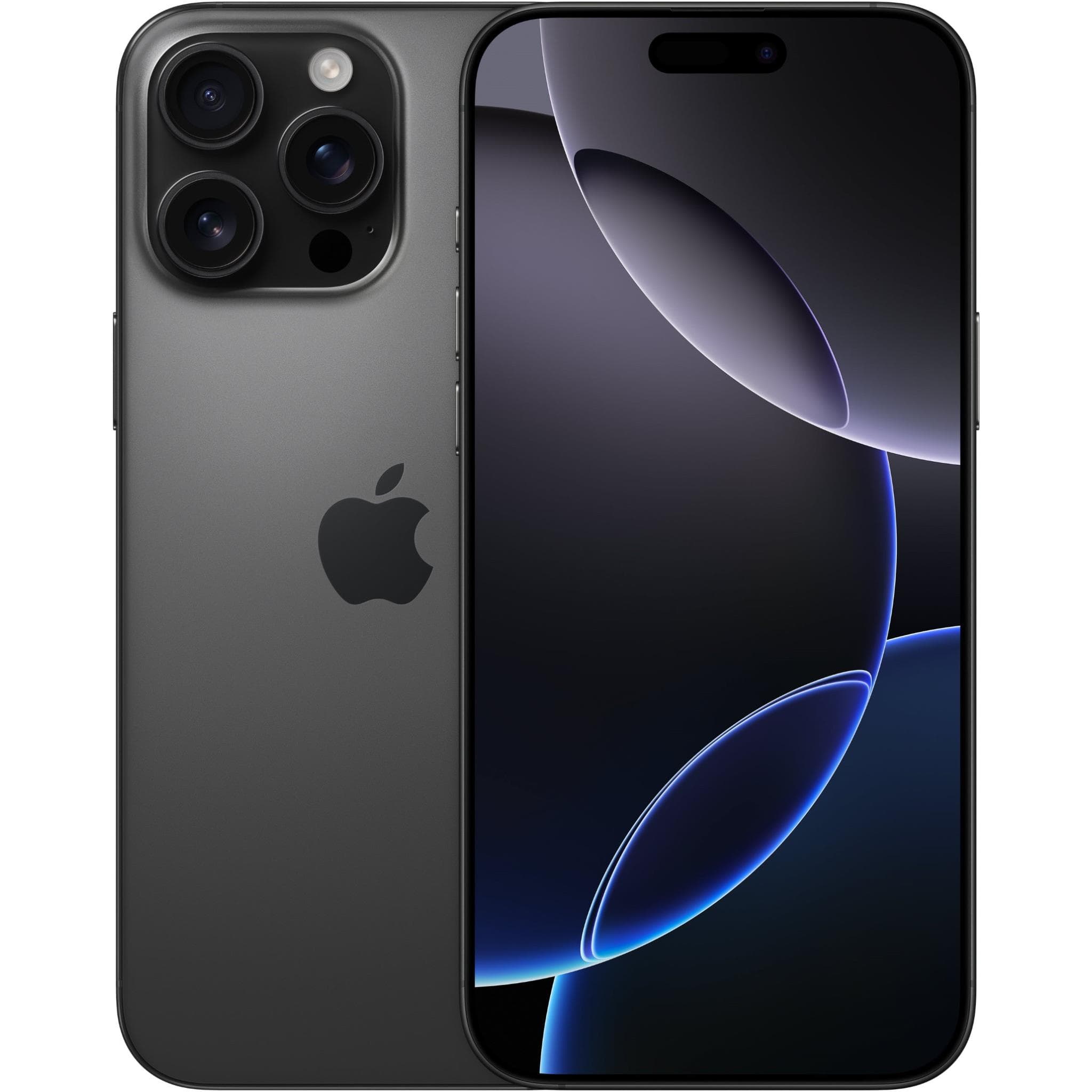 گوشی کارکرده اپل iPhone 16 Pro Max ZA/A مشکی – سلامت باتری ۹۰٪ – درِ پشت تعویضشده